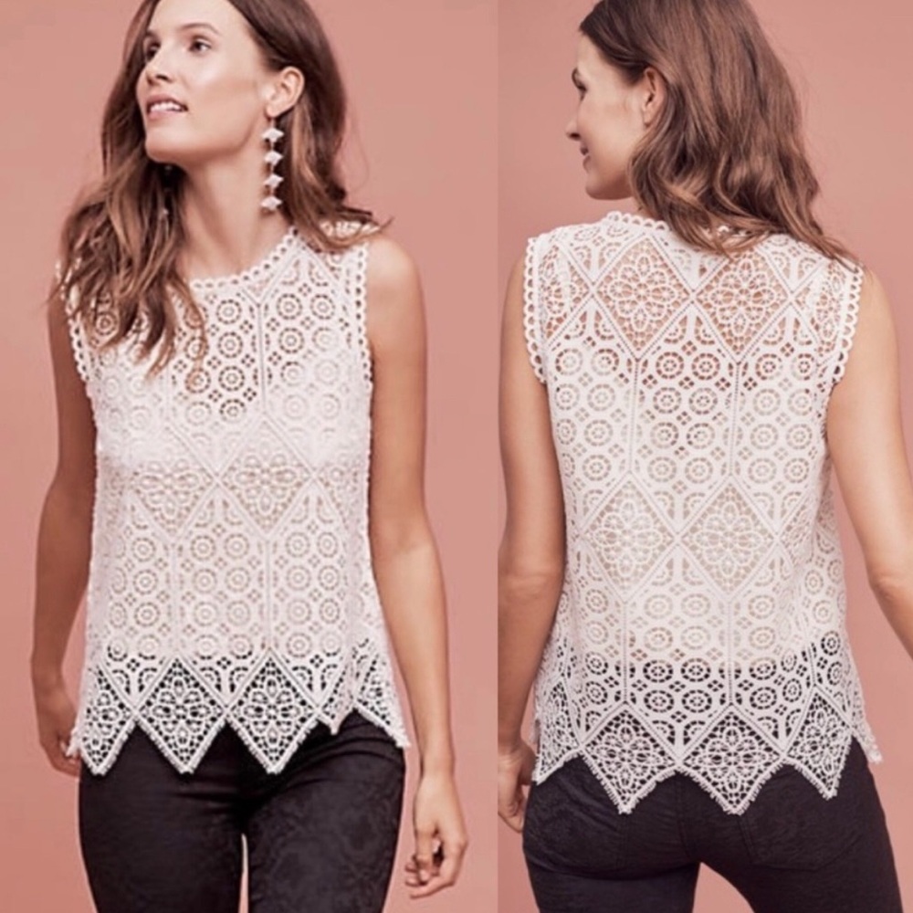Anthropology Lacework shell rank by Deletta.